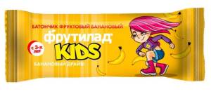 Батончик фруктовый Фрутилад Kids Банановый драйв 25г