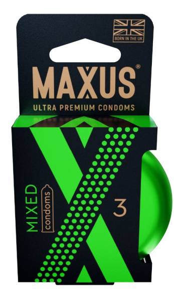 Презервативы Maxus Mixed №3 микс-набор фотография