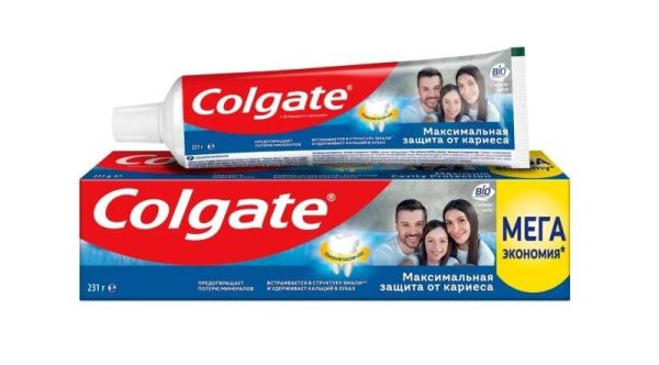 Зубная паста Колгейт Максимальная Защита от кариеса Свежая мята 150мл фотография