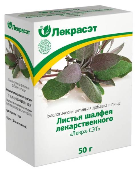 Шалфея листья Лекра-Сэт 50г фотография