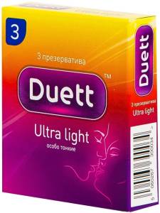 Презерватив Duett №3 Ultra light ультратонкие